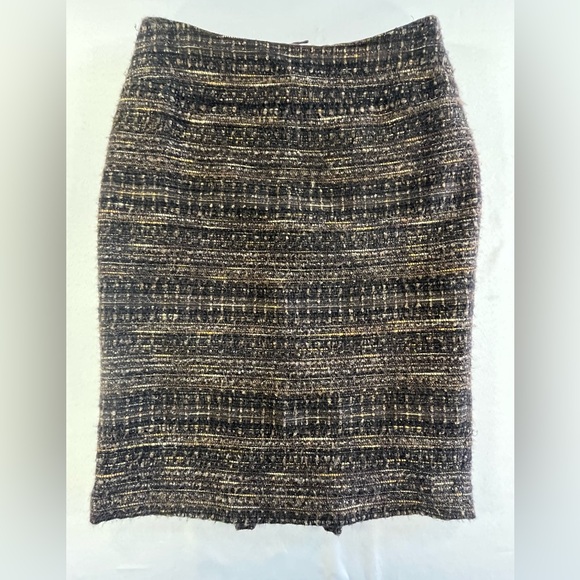 Lafayette 148 New York Dresses & Skirts - Lafayette 148 New York Fully Lined Tweed Inverted Pleat Tweed Pencil Knee Skirt